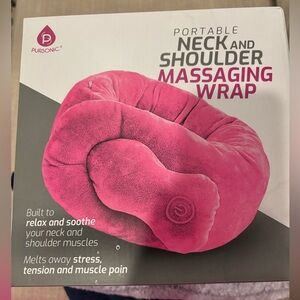 Pursonic Pink Neck and Shoulder Massaging Wrap